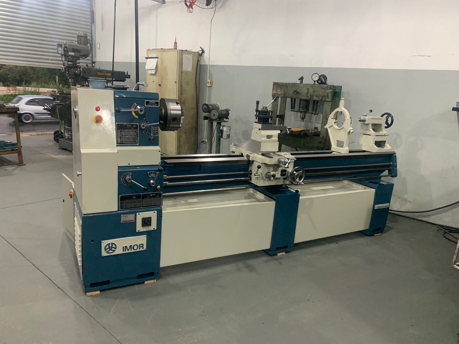 VENDIDO - TORNO MECÂNICO "ROMI" IMOR OFICINA-650 X 2200 MM