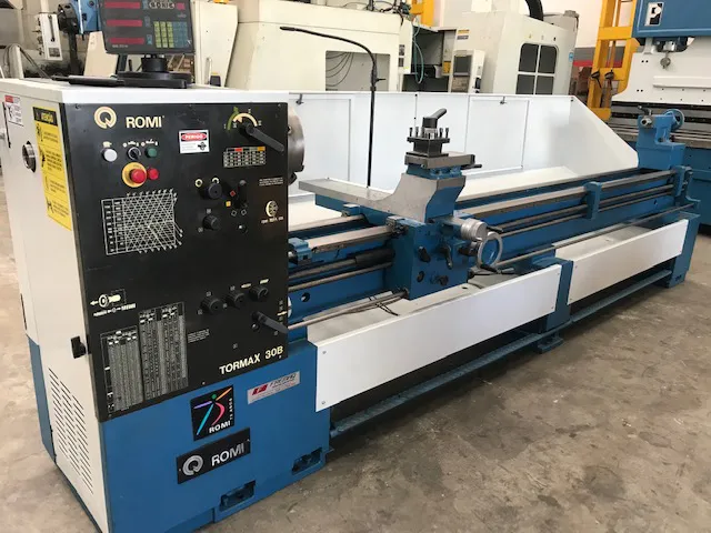 VENDIDO - TORNO MECÂNICO ROMI TORMAX-30B X 2200 MM