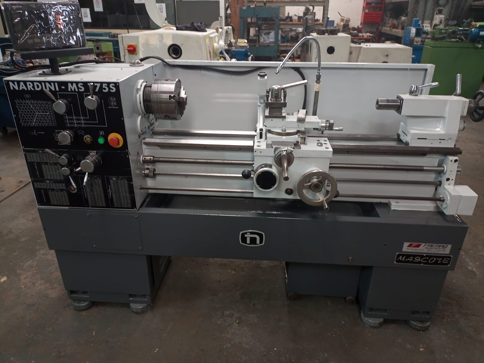 TORNO MECANICO NARDINI MS-175S COM DIGITAL