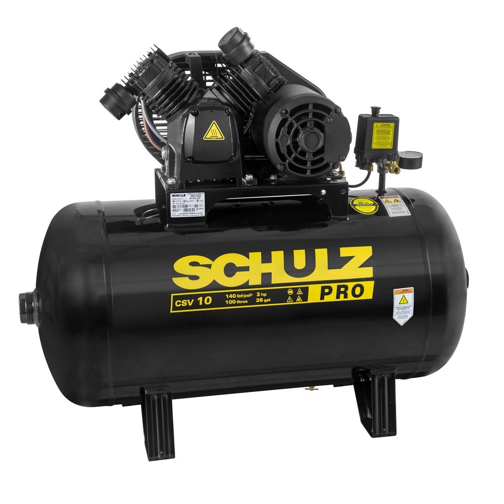 COMPRESSOR DE AR SCHULZ CSV-10PRO/100 - MONOFÁSICO