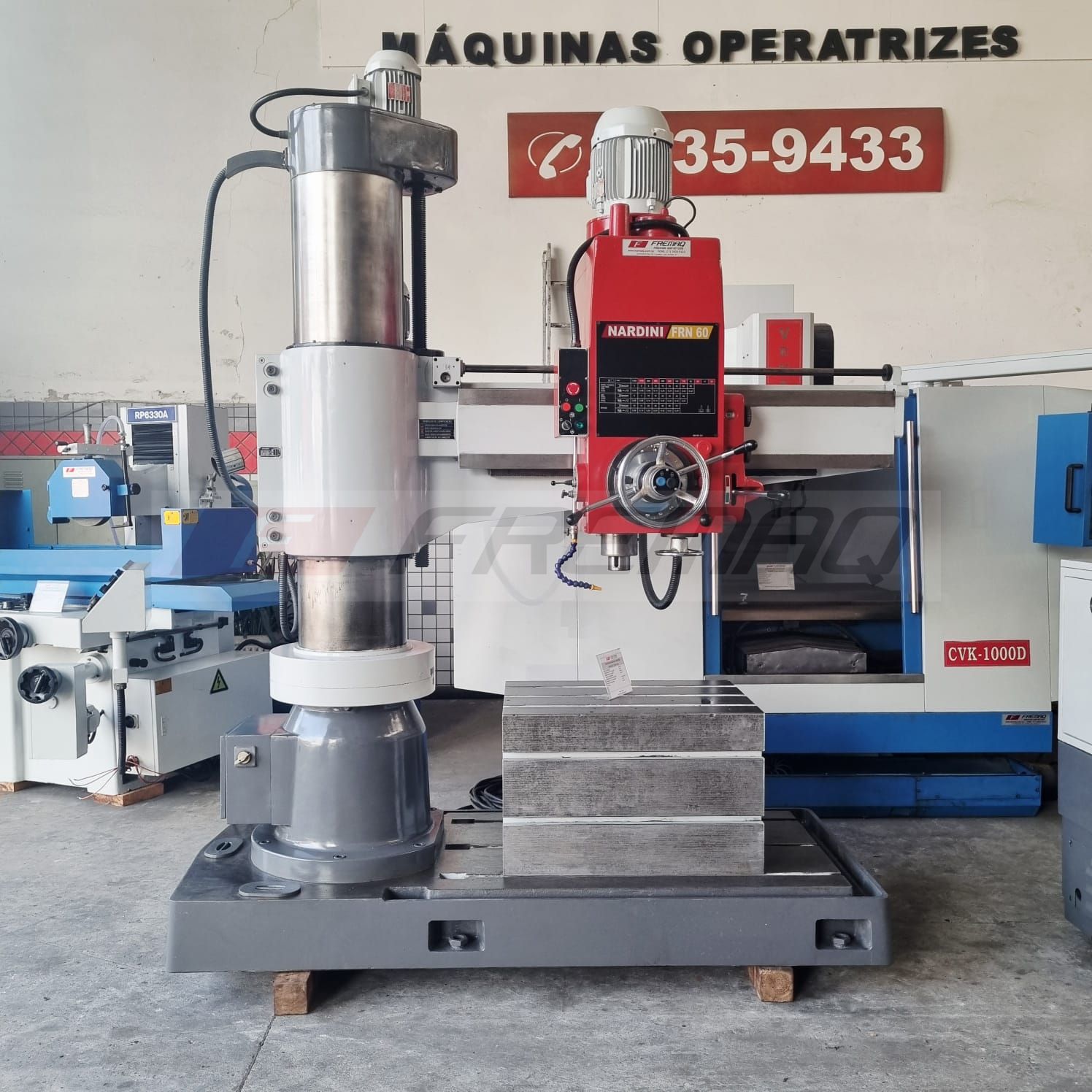 FURADEIRA RADIAL NARDINI FRN-60 X 1250 MM