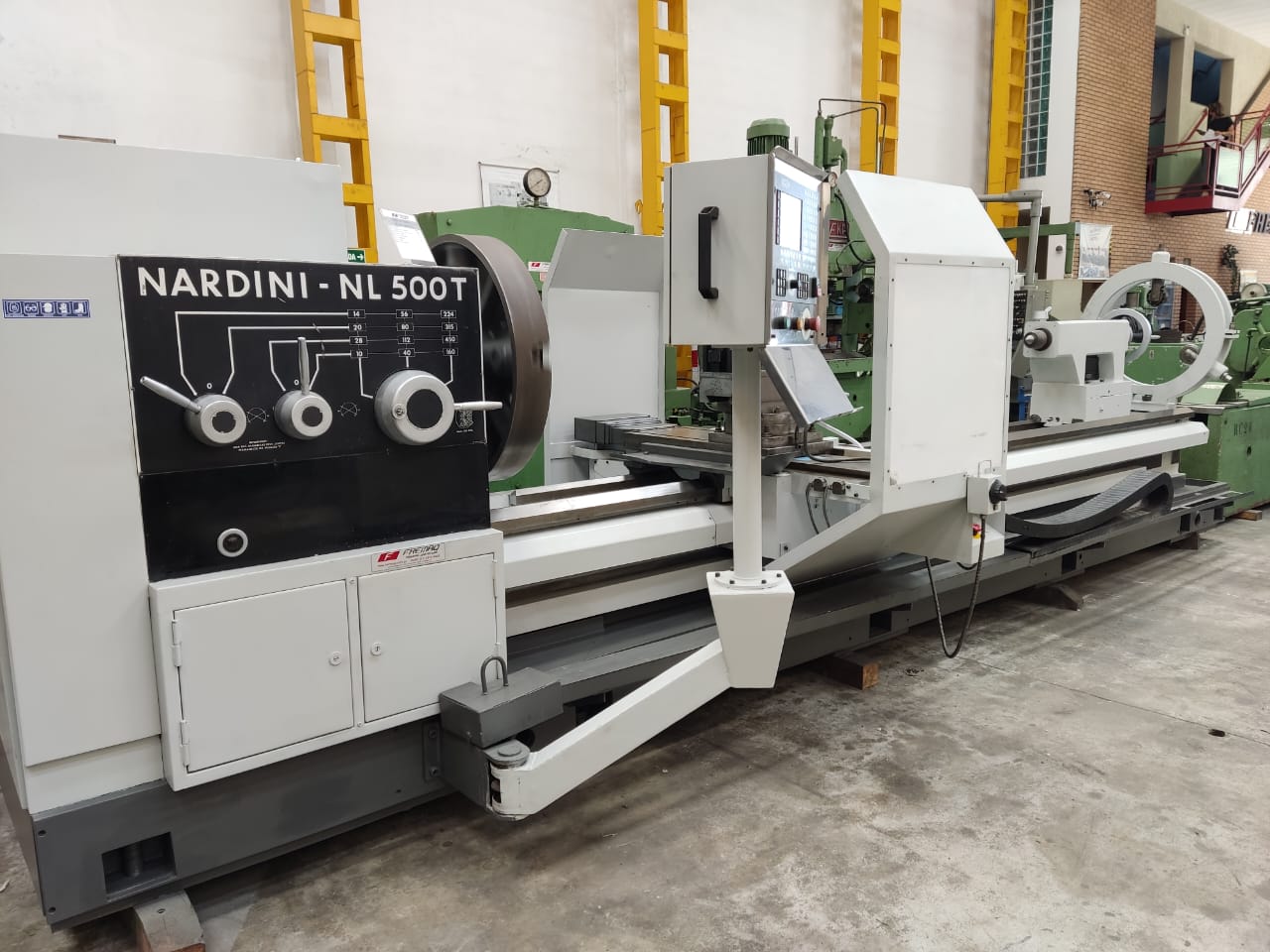 VENDIDO - TORNO CNC NARDINI NL-500T - 1000/1300 X 5000 MM