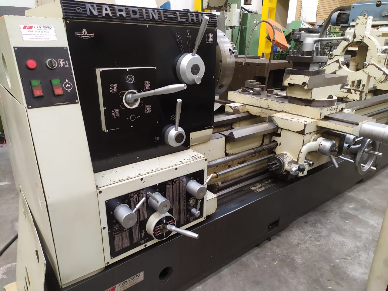 VENDIDO - TORNO MECÂNICO NARDINI LHM-800 X 3000 MM