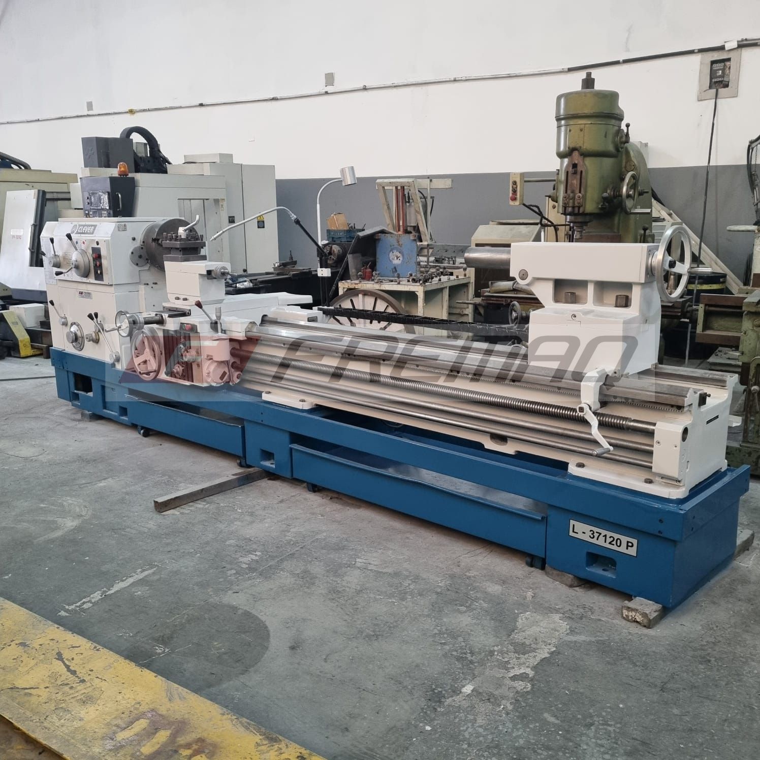 TORNO MECÂNICO CLEVER L-37120P - 925/1140 X 3000 MM