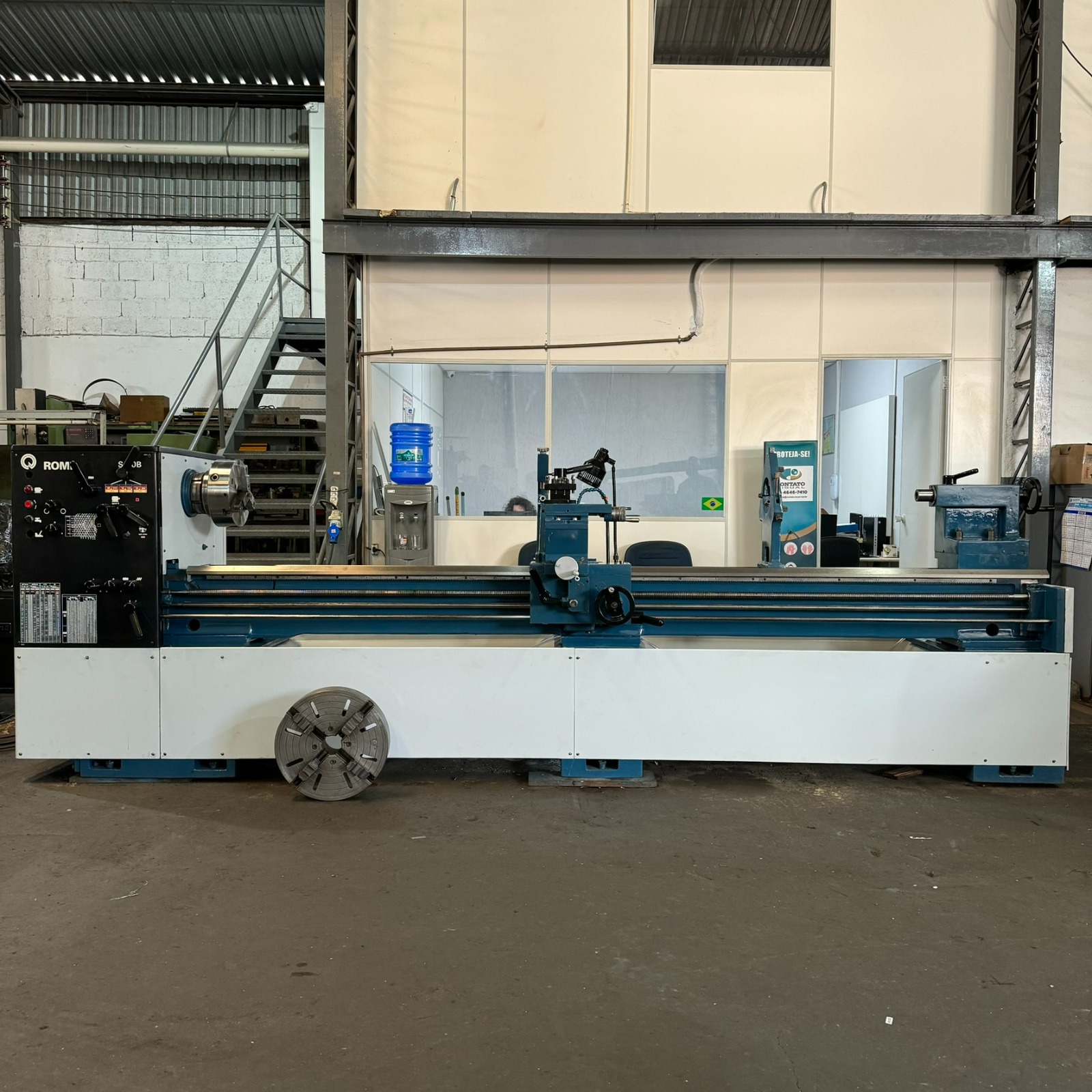 VENDIDO - TORNO MECÂNICO ROMI S-30B - 660/860 X 3000 MM