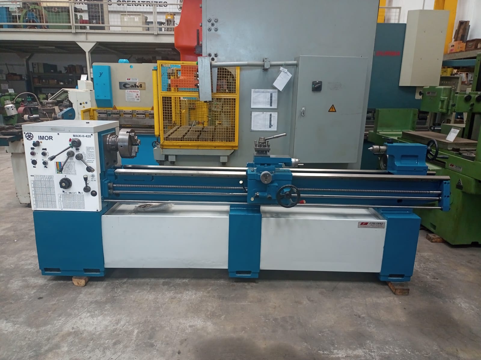 VENDIDO - TORNO MECÂNICO "ROMI" IMOR MAXI-II 420 X 2000 MM