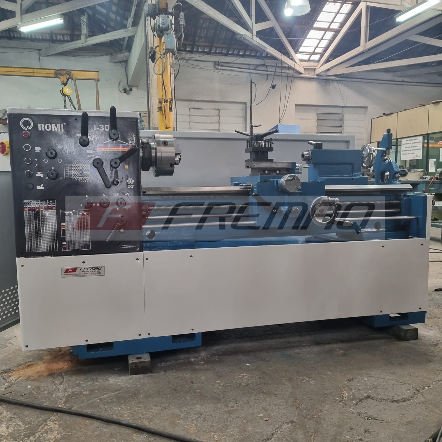TORNO MECÂNICO ROMI I-30 X 1000 MM