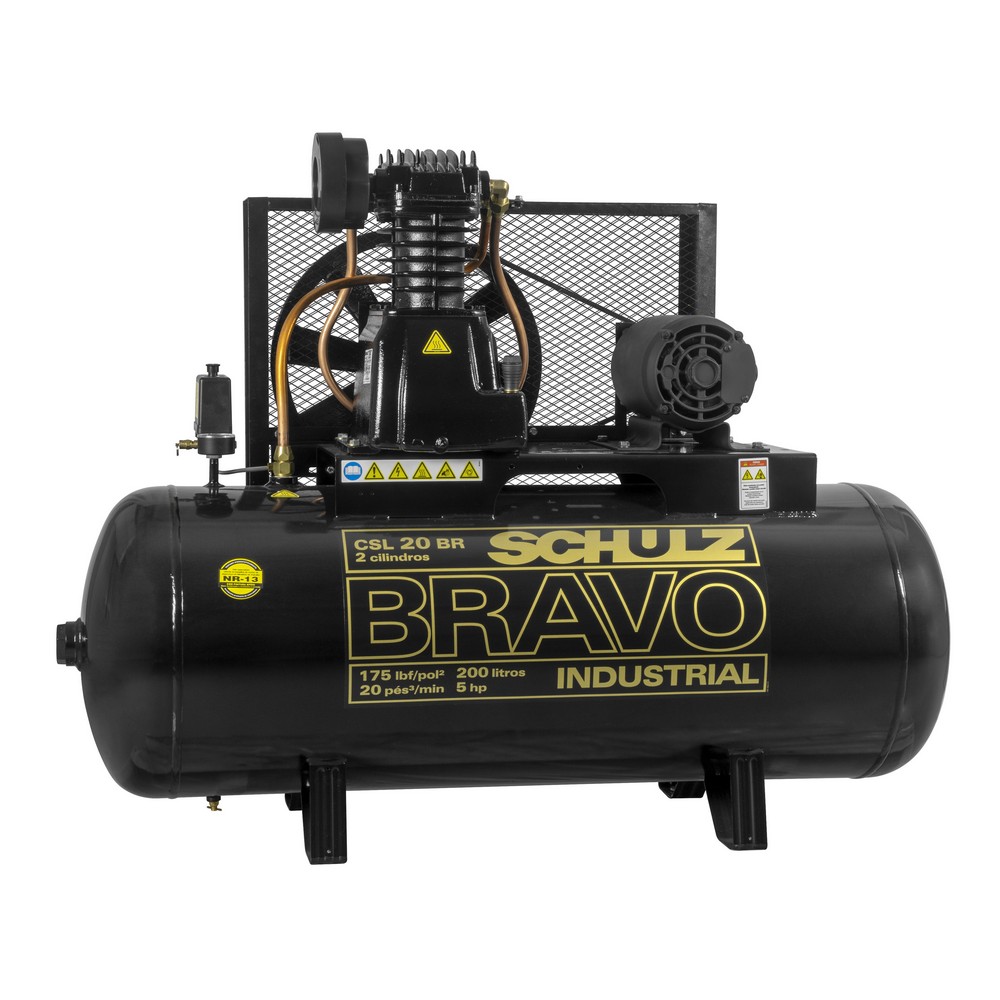 COMPRESSOR DE AR SCHULZ CSL-20BRAVO/200 - TRIFÁSICO